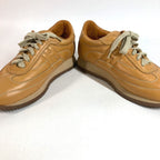Hermes Sneakers Quick Logo Stitch Leather Beige — view 5