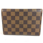 Louis Vuitton Trifold Wallet Porte Tresor Loue Tuy Papier Damier Canvas Ebene — view 7