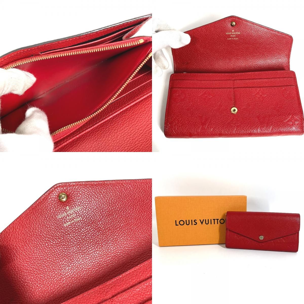 Louis Vuitton Wallet Portefeuille Sarah Monogram Empreinte Leather — view 7