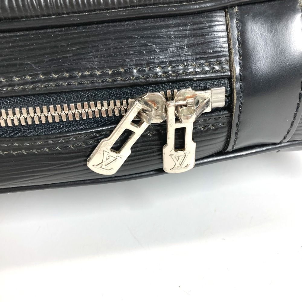 Louis Vuitton Business Bag Porte Documan Voyage Pdv Epi Leather Noir Black — view 3