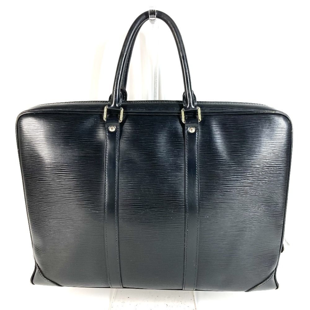 Louis Vuitton Business Bag Porte Documan Voyage Pdv Epi Leather Noir Black