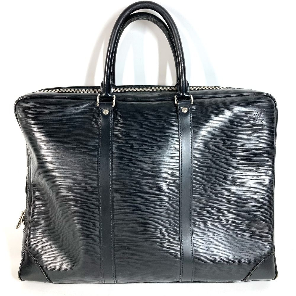 Louis Vuitton Business Bag Porte Documan Voyage Pdv Epi Leather Noir Black — view 2