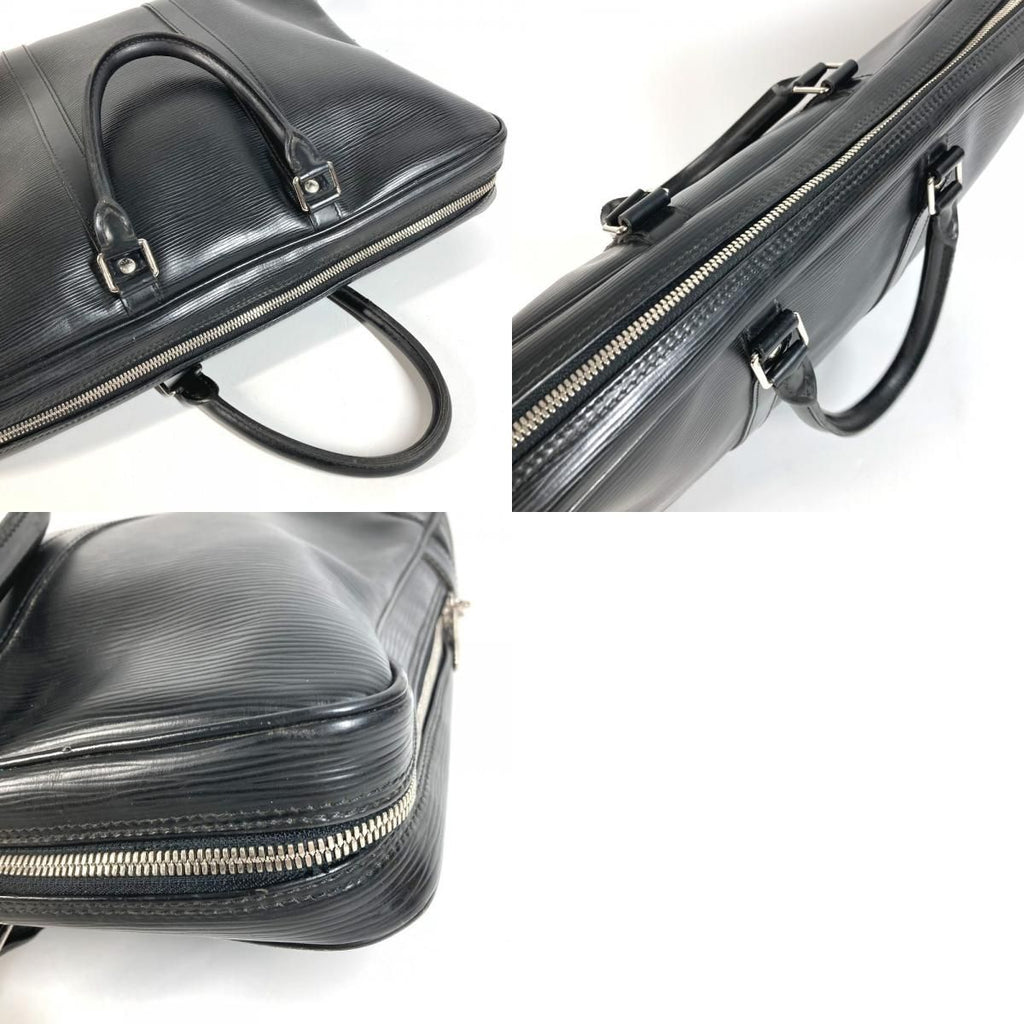 Louis Vuitton Business Bag Porte Documan Voyage Pdv Epi Leather Noir Black — view 9