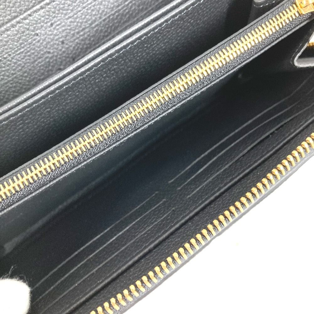 Louis Vuitton Wallet Zippy Monogram Empreinte Leather Noir Black — view 6