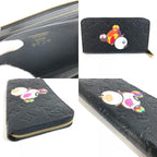 Louis Vuitton Wallet Zippy Monogram Empreinte Leather Noir Black — view 8