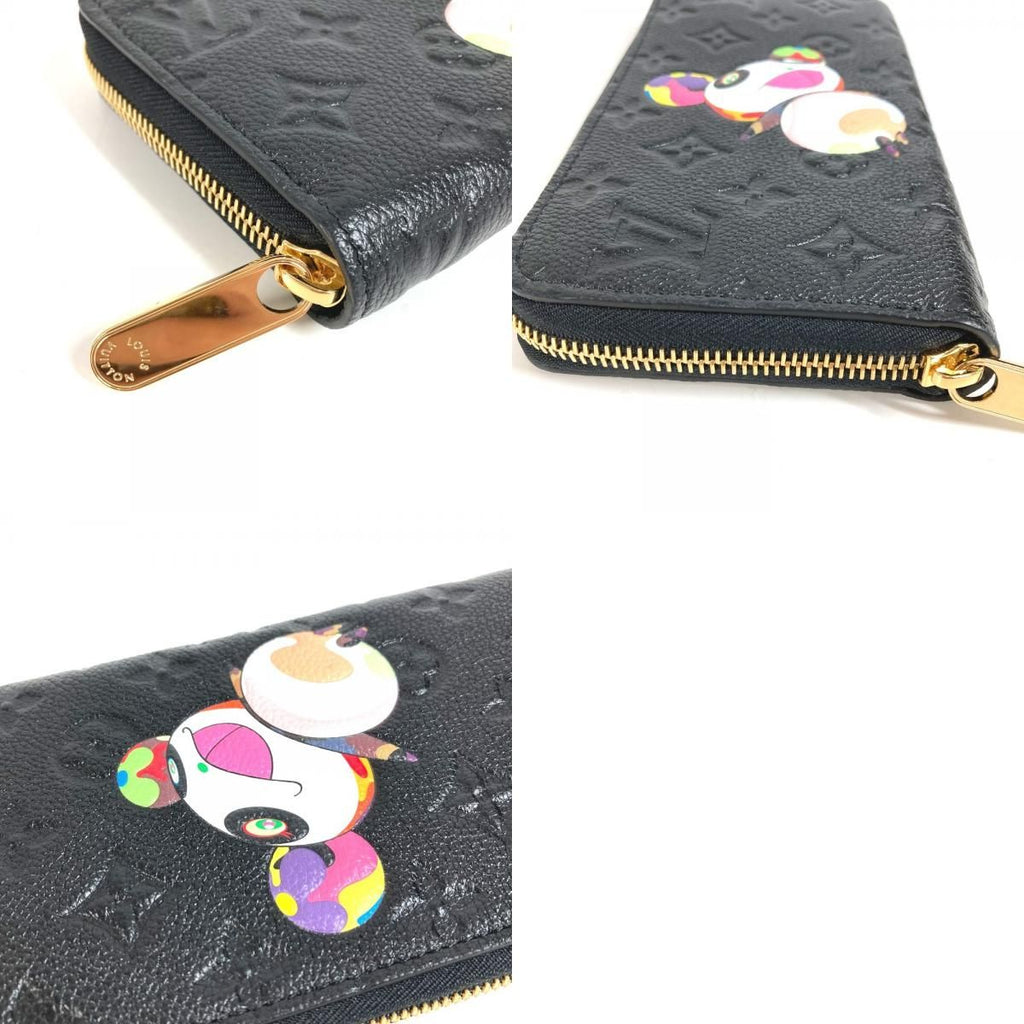 Louis Vuitton Wallet Zippy Monogram Empreinte Leather Noir Black — view 9