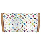Louis Vuitton Wallet Portefeuille Sarah NM Monogram Multicolor Canvas Blanc — view 4