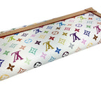 Louis Vuitton Wallet Portefeuille Sarah NM Monogram Multicolor Canvas Blanc — view 8