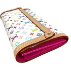 Louis Vuitton Wallet Portefeuille Sarah NM Monogram Multicolor Canvas Blanc — view 5