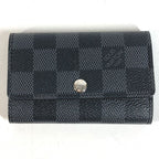 Louis Vuitton Key Case Multicles 6 Damier Graphite Canvas Black Key Holder