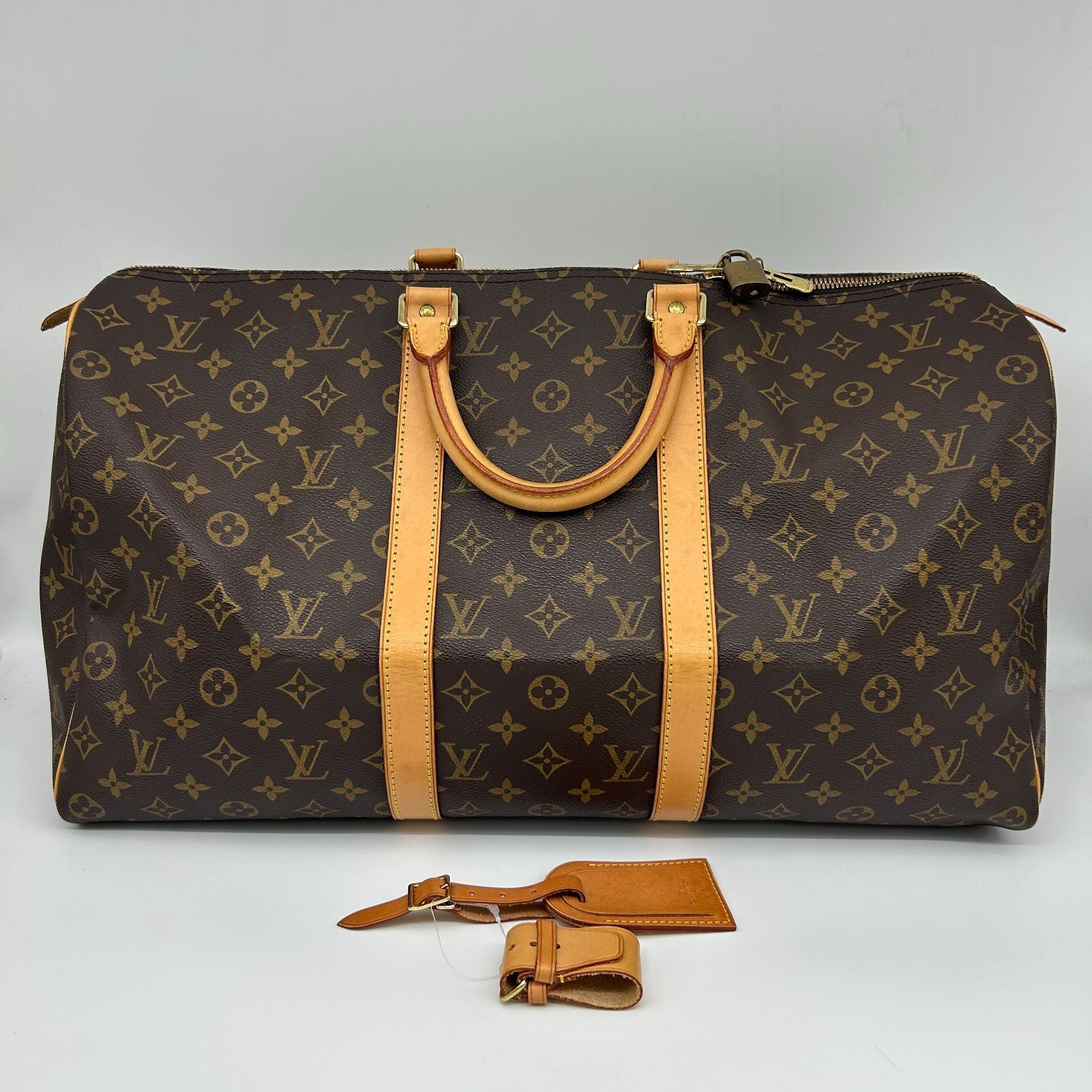 Louis Vuitton Monogram Keepall 50 Cadena
