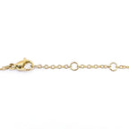 Chanel 18k Yellow Gold Coco Crush Necklace Double Chain Quilted — view 9