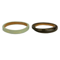 Loewe Bangle Leather Gray Beige Light Green Set Bracelet