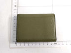 Gucci Trifold Wallet Compact Green Leather Embossed Logo Mini — view 2