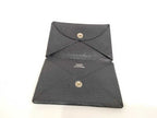 Hermes Card Case Calvi Navy Chevre Silver — view 5