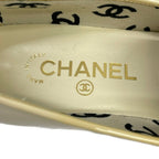 Chanel Shoes 35.5 C Ivory Tassel CC Logo Leather — view 5