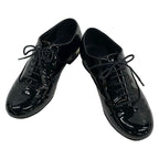 Chanel Shoes 36.5 C Black Pearl CC Logo Leather — view 2