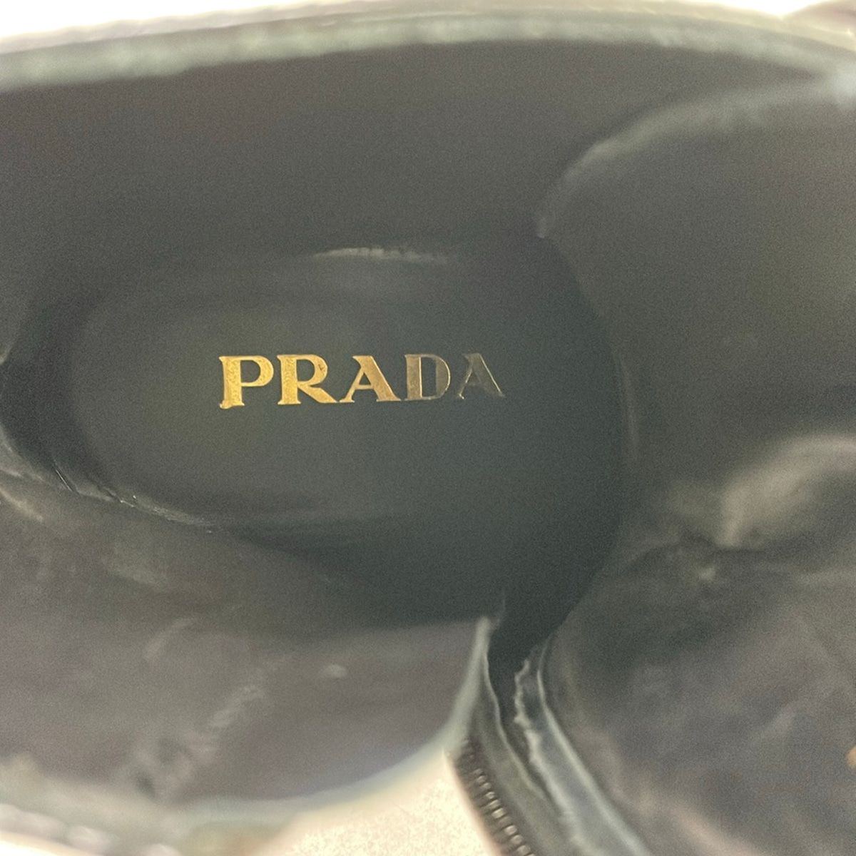 Prada Short Boots 36.5 Black Leather — view 6