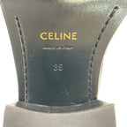 Celine Short Boots 36 Black Leather — view 6