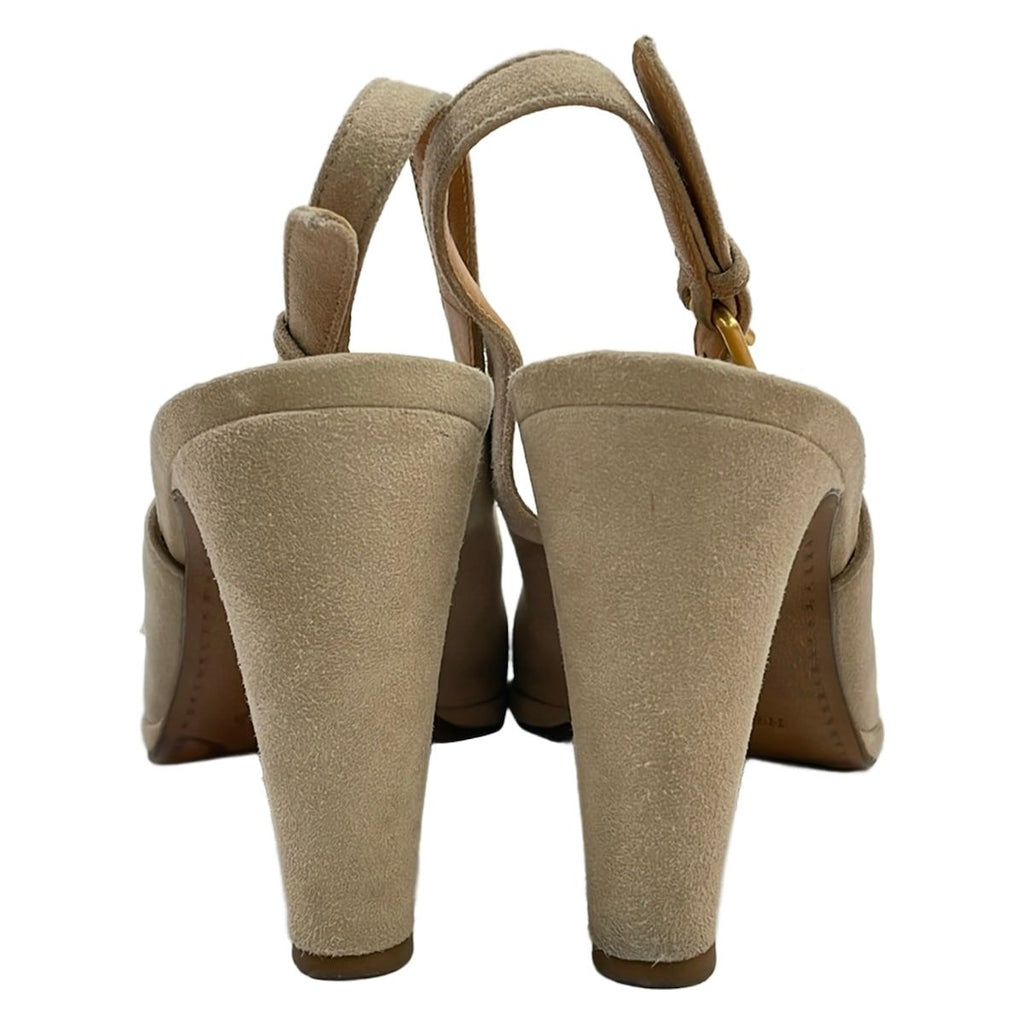 Hermes Sandals 37.5 Beige — view 4