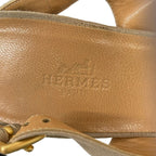 Hermes Sandals 37.5 Beige — view 5