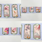 Hermes Heaven Twilly Story Scarf Silk Blue Pale Rose Multicolor — view 5