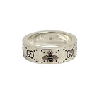 Gucci Ring GG Signature-&b Silver — view 2