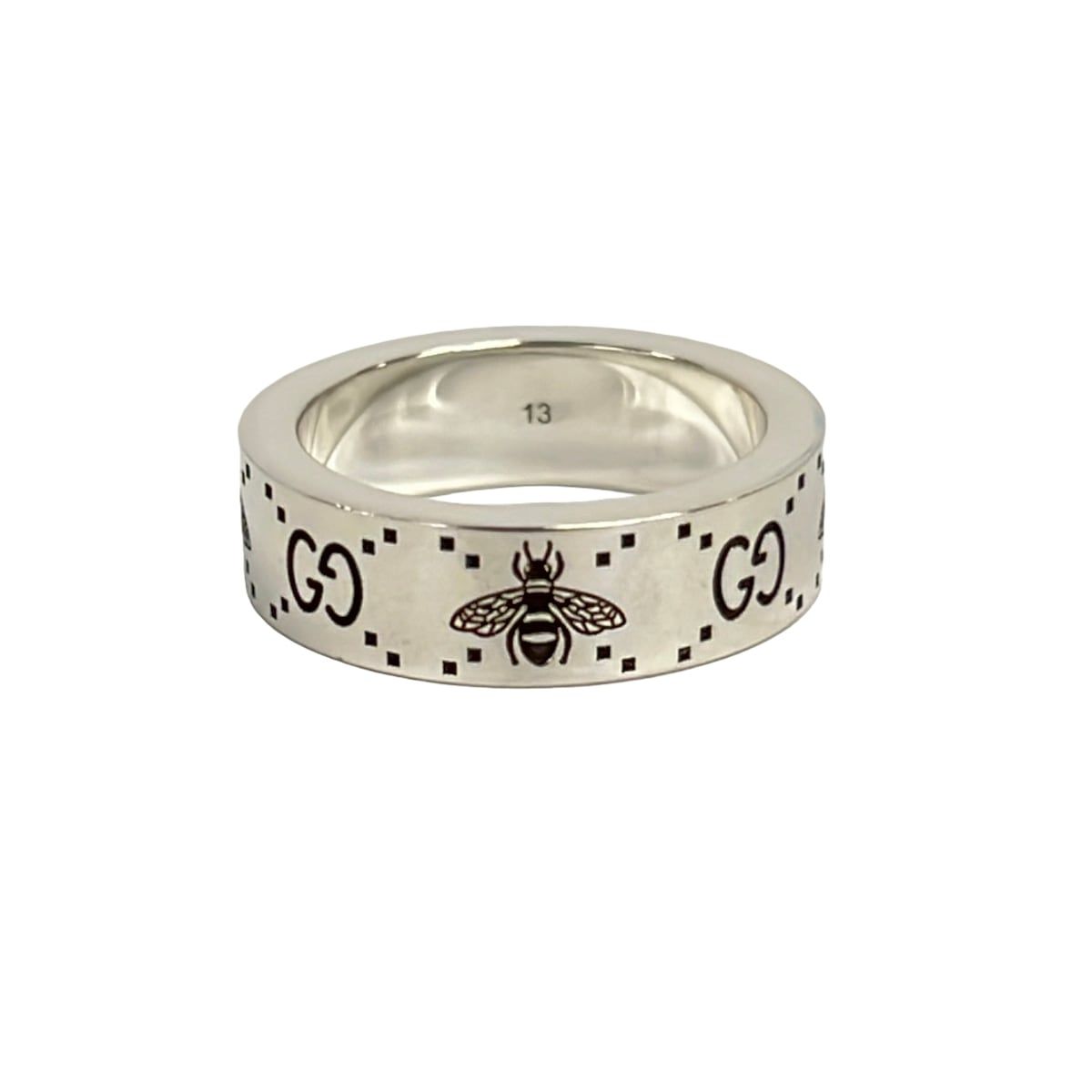 Gucci Ring GG Signature-&b Silver — view 2