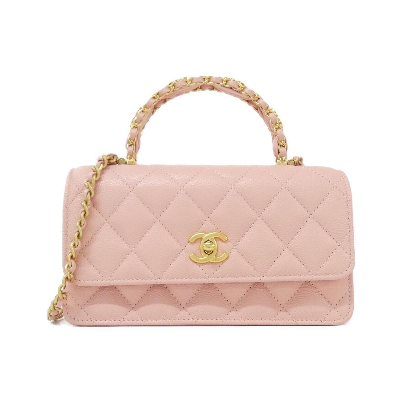 Chanel Chain Clutch Pink