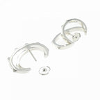 Hermes Clou de Ash Earrings — view 3