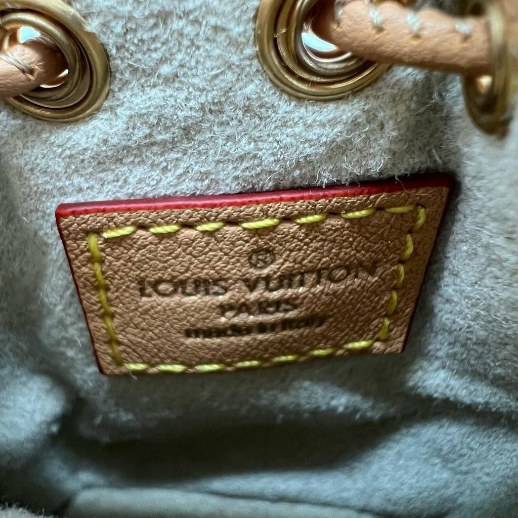 Louis Vuitton Monogram Bijou Sac Micro Noe Bag Brown — view 6