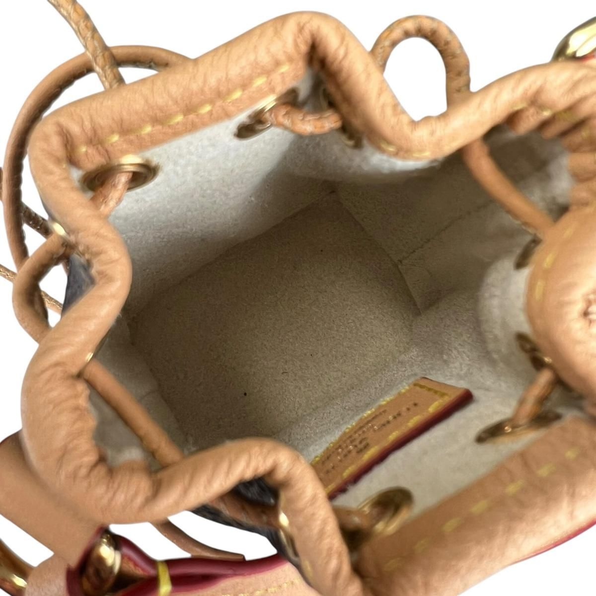 Louis Vuitton Monogram Bijou Sac Micro Noe Bag Brown — view 7