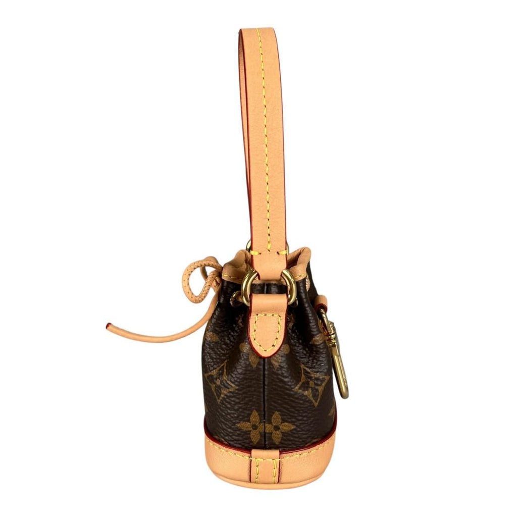 Louis Vuitton Monogram Bijou Sac Micro Noe Bag Brown — view 2