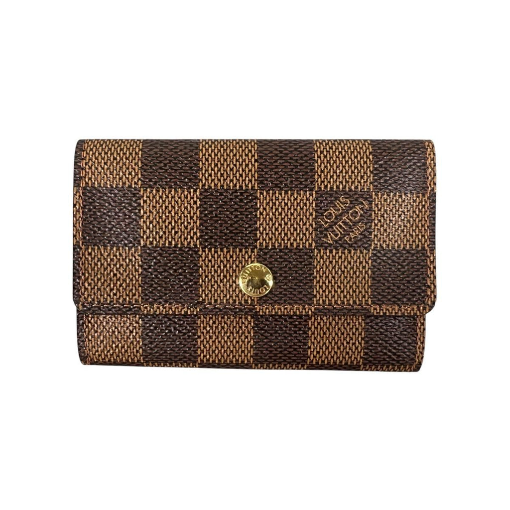 Louis Vuitton Damier Key Case for 6 Multicles 6 Brown Key Holder
