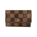 Louis Vuitton Damier Key Case for 6 Multicles 6 Brown Key Holder