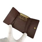 Louis Vuitton Damier Key Case for 6 Multicles 6 Brown Key Holder — view 7