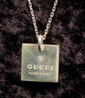 Gucci Necklace Logo Square Plate