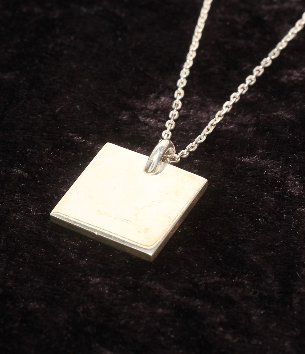 Gucci Necklace Logo Square Plate — view 5