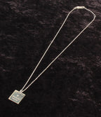 Gucci Necklace Logo Square Plate — view 2