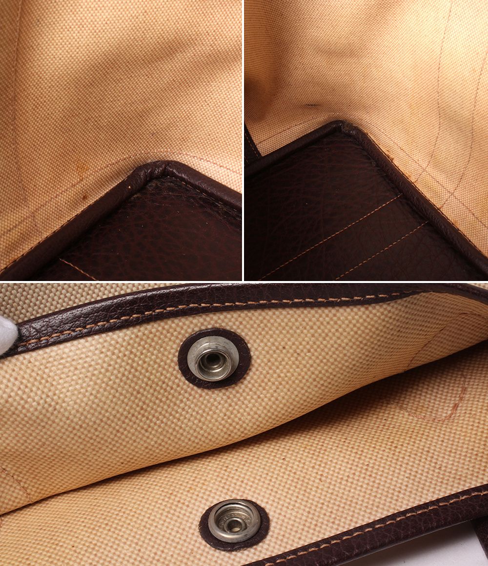 Hermes Tote Toile Ash Garden Party PM — view 7