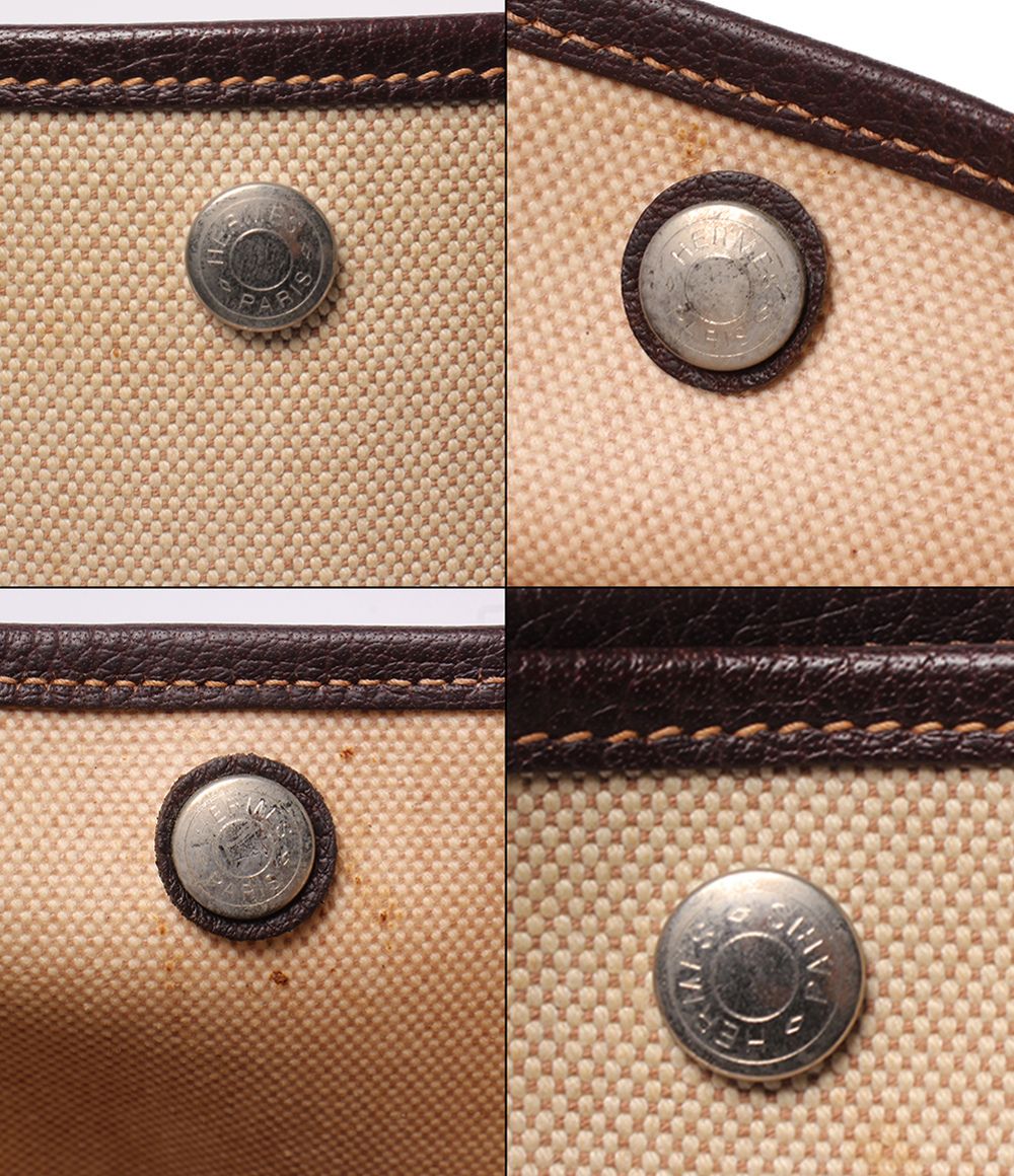Hermes Tote Toile Ash Garden Party PM — view 6