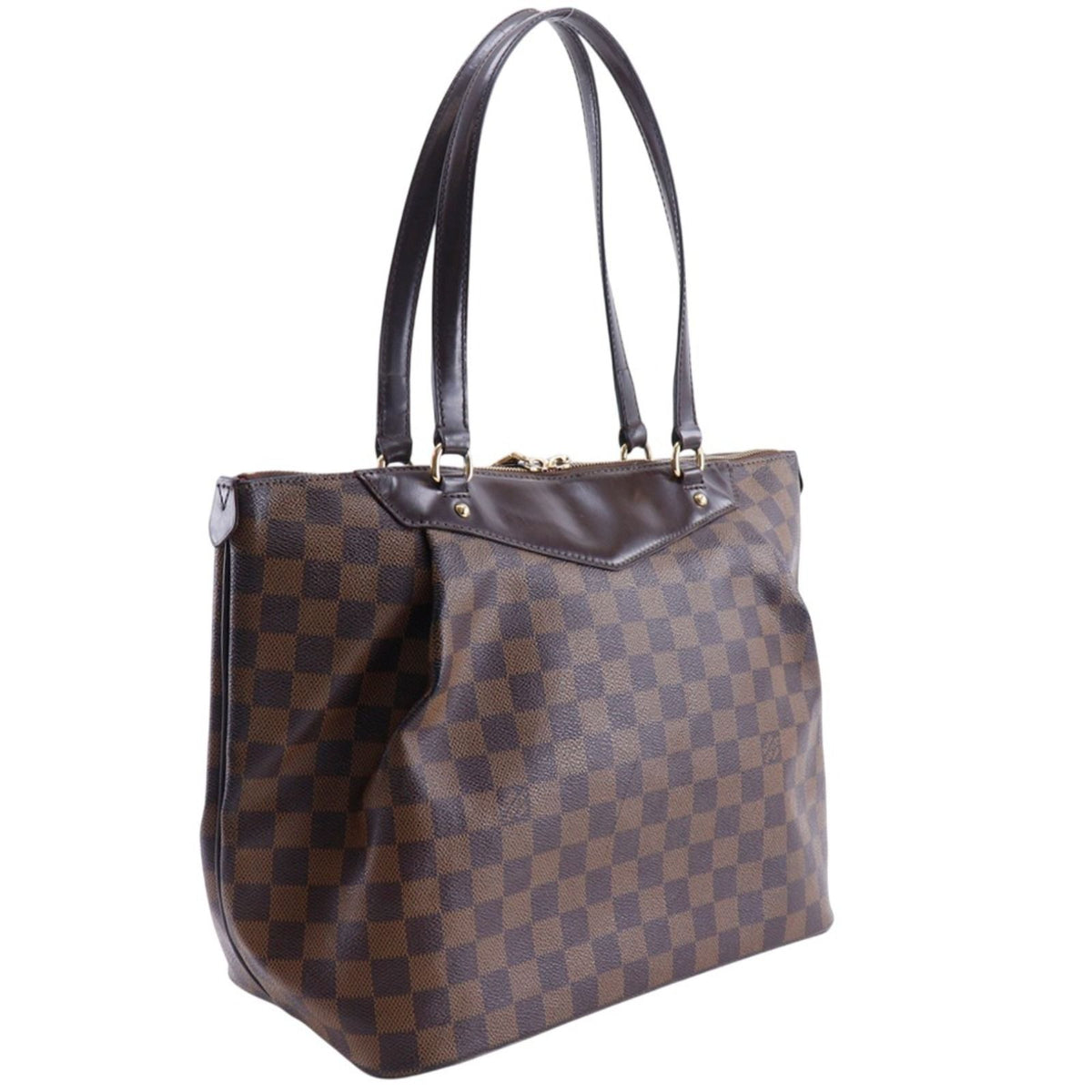 Louis Vuitton Westminster PM Damier Canvas Brown Tote — view 3
