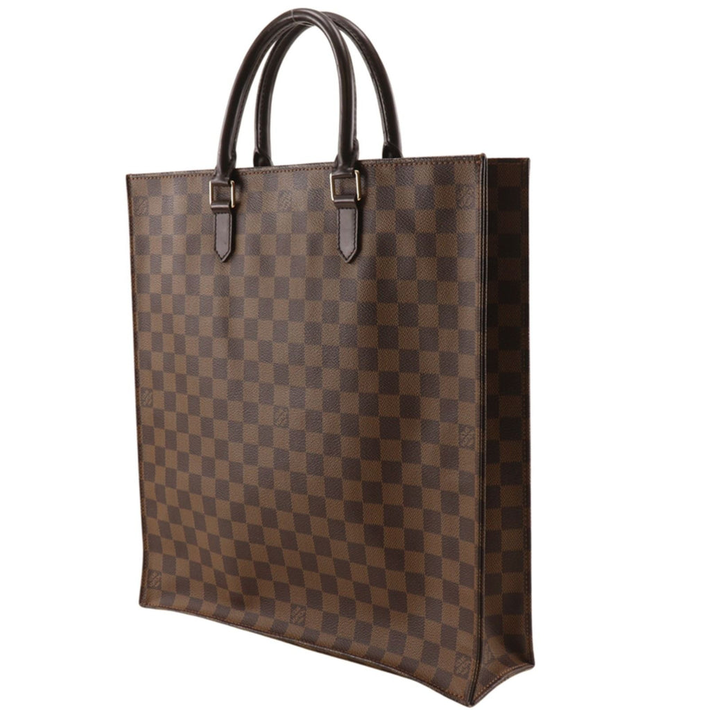Louis Vuitton Sac Plat Tote Damier Canvas Brown Handbag — view 2
