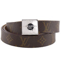 Louis Vuitton Ceinture Carre Monogram Canvas Brown Belt