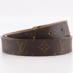 Louis Vuitton Ceinture Carre Monogram Canvas Brown Belt — view 3
