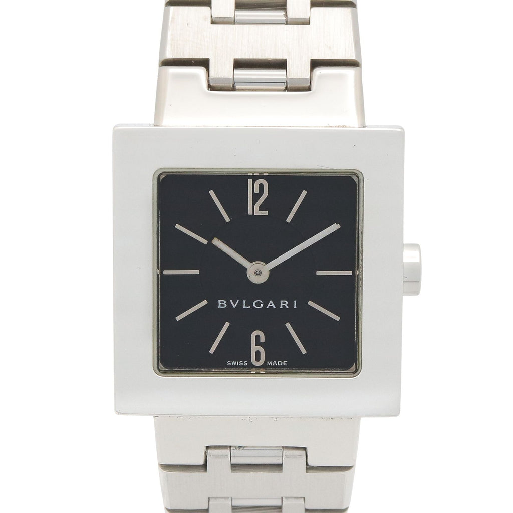 Bvlgari Watch Dos Black Stainless Steel