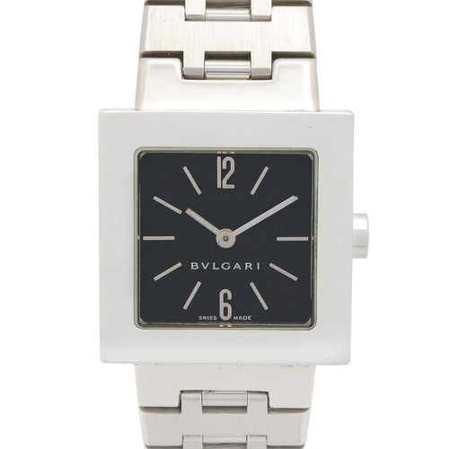 Bvlgari Watch Dos Black Stainless Steel