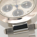 Cartier tee Watch Pasha C Chronograph Silver Stainless Steel is — view 9