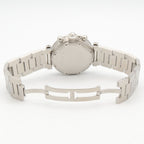 Cartier tee Watch Pasha C Chronograph Silver Stainless Steel is — view 3
