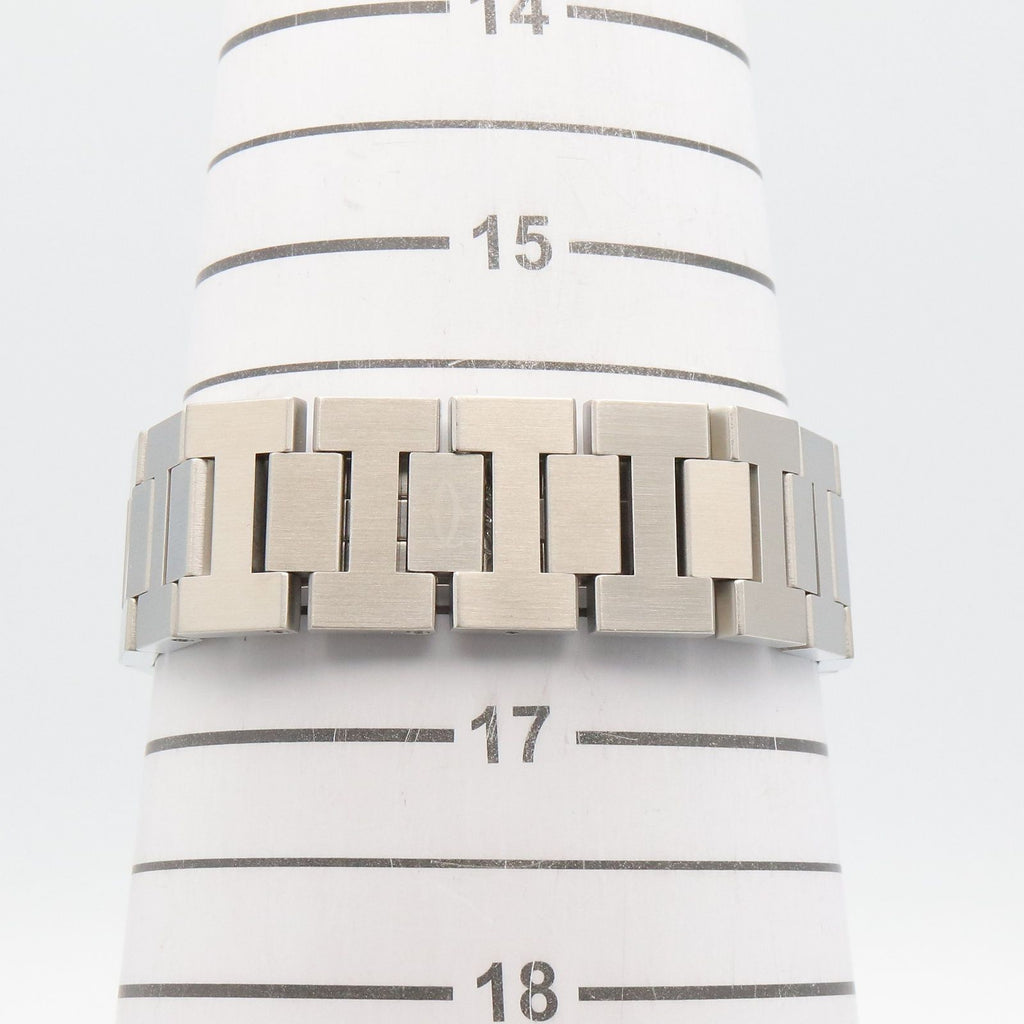 Cartier tee Watch Pasha C Chronograph Silver Stainless Steel is — view 7